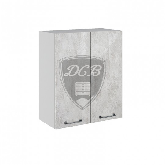 Лофт шкаф навесной на 600 (2 двери) | П600