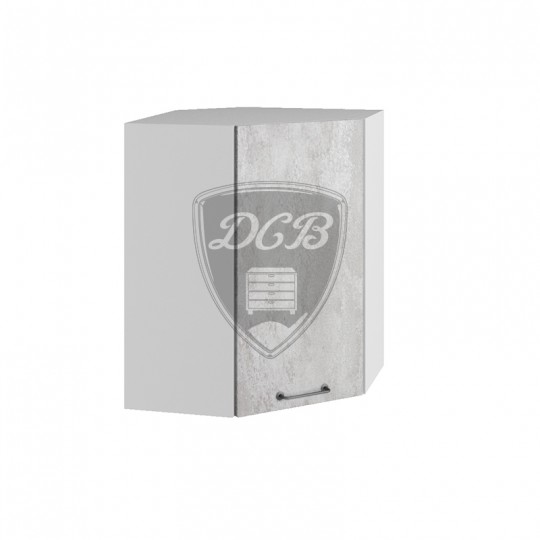 Лофт шкаф навесной угловой 550х500 | ПУ 550