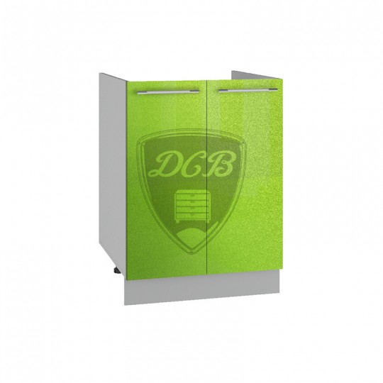 ﻿Олива шкаф нижний мойка на 600 (2 двери) | СМ600﻿